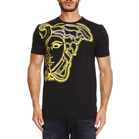 men's versace v neck t shirt|Versace t shirt men's sale.